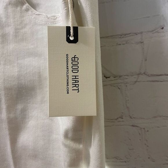 Matilda Jane Good Hart Azalea White Flare Leg Jeans NWT 2 - Picture 3 of 8